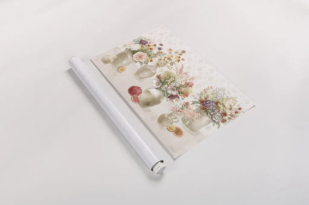 Cottage Charm I by Beth Grove. shown as a rolled paper print. Available as archival giclee rolled canvas, fine art paper, or poster print. SKU 69264i.