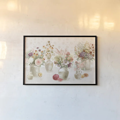 Cottage Charm I by Beth Grove. shown as a paper print in a black flame. Available as a archival giclee rolled canvas, fine art paper, or poster print. SKU 69264i.