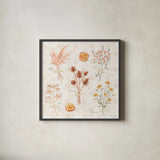 Cottage Charm IX by Beth Grove. Shown in a sleek black glass frame for a contemporary gallery look. Available as an archival giclee rolled canvas, fine art paper, or poster print. SKU 69272a.