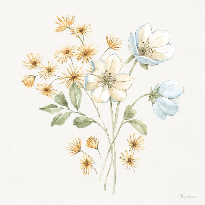 Country Flowers IV by Beth Grove