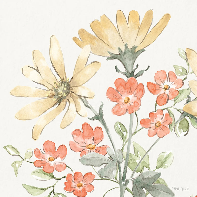 Country Flowers XII by Beth Grove
