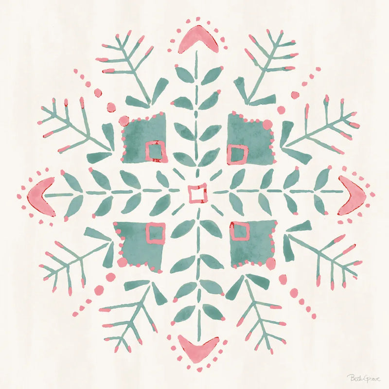 Decorative Holiday IX Pastel by Beth Grove. SKU 95275a. Archival Giclee Fine art print for wall decor.