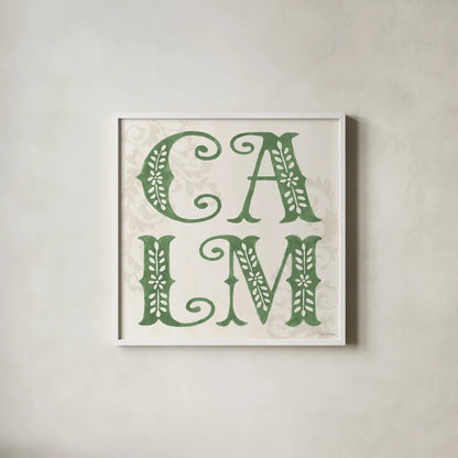 Decorative Holiday V by Beth Grove. Shown in a crisp white glass frame for a clean and minimalist style. Available as an archival giclee rolled canvas, fine art paper, or poster print. SKU 94299a.