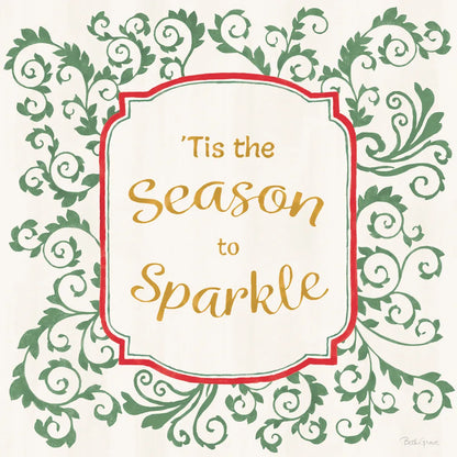 Decorative Holiday VIII by Beth Grove. SKU 94302a. Archival Giclee Fine art print for wall decor.