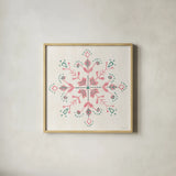 Decorative Holiday X Pastel by Beth Grove. Shown in a natural wood glass frame for a timeless modern aesthetic. Available as an archival giclee rolled canvas, fine art paper, or poster print. SKU 95276a.