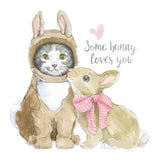 Easter Kitties III by Beth Grove. SKU 40427a. Archival Giclee Fine art print for wall decor.