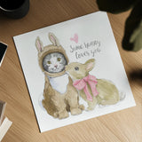 Easter Kitties III by Beth Grove. Shown as a detailed flat fine art print, highlighting archival giclee quality. Available as an archival giclee rolled canvas, fine art paper, or poster print. SKU 40427a.