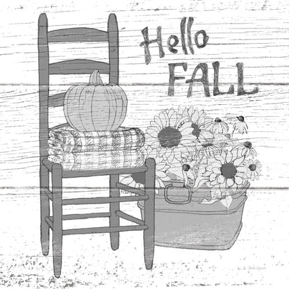 Fall Cabin III by Beth Grove. SKU 35500a. Archival Giclee Fine art print for wall decor.