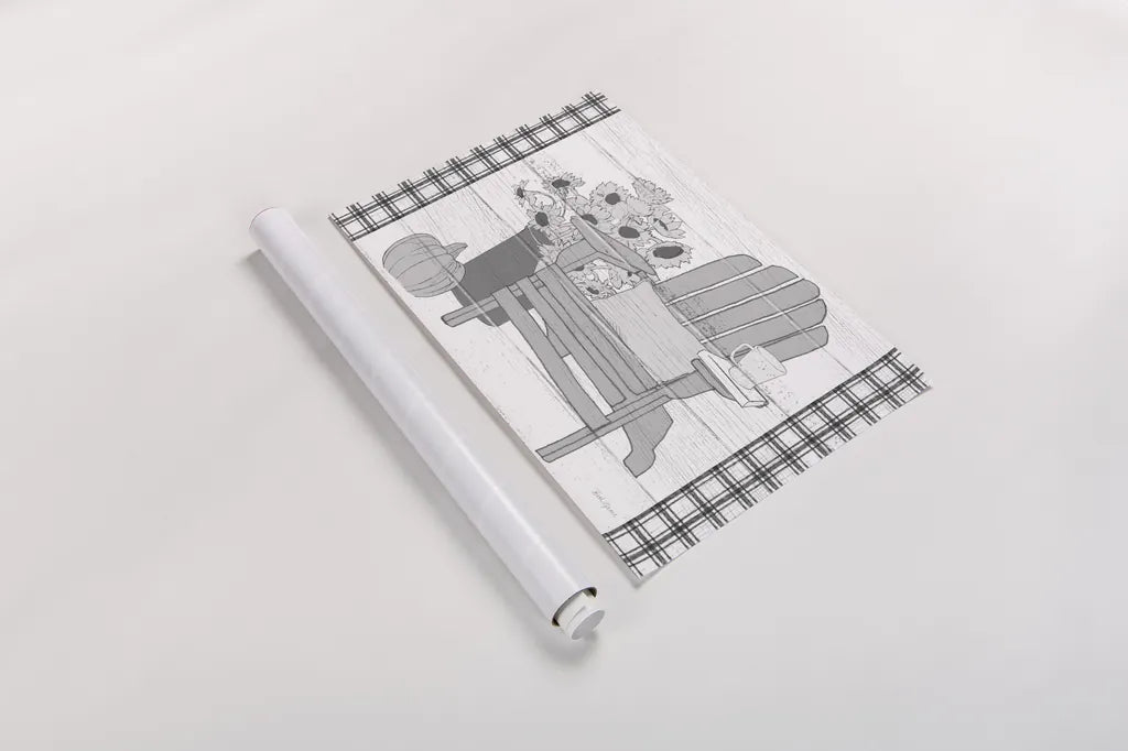 Fall Cabin V by Beth Grove. shown as a rolled paper print. Available as archival giclee rolled canvas, fine art paper, or poster print. SKU 35502i.