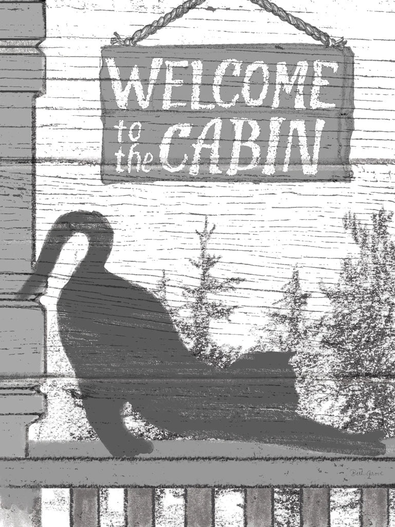Fall Cabin VI by Beth Grove