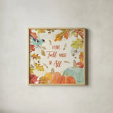 Falling for Fall III by Beth Grove. Shown in a natural wood glass frame for a timeless modern aesthetic. Available as an archival giclee rolled canvas, fine art paper, or poster print. SKU 43736a.