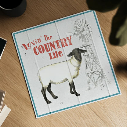 Farm To Table I by Beth Grove. Shown as a detailed flat fine art print, highlighting archival giclee quality. Available as an archival giclee rolled canvas, fine art paper, or poster print. SKU 25708a.