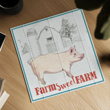 Farm To Table III by Beth Grove. Shown as a detailed flat fine art print, highlighting archival giclee quality. Available as an archival giclee rolled canvas, fine art paper, or poster print. SKU 25710a.