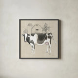 Farm To Table IV on Burlap by Beth Grove. Shown in a sleek black glass frame for a contemporary gallery look. Available as an archival giclee rolled canvas, fine art paper, or poster print. SKU 101481a.
