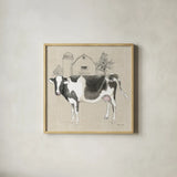 Farm To Table IV on Burlap by Beth Grove. Shown in a natural wood glass frame for a timeless modern aesthetic. Available as an archival giclee rolled canvas, fine art paper, or poster print. SKU 101481a.