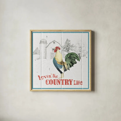 Farm To Table VI by Beth Grove. Shown in a natural wood glass frame for a timeless modern aesthetic. Available as an archival giclee rolled canvas, fine art paper, or poster print. SKU 25713a.