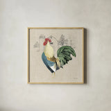 Farm To Table VI on Burlap by Beth Grove. Shown in a natural wood glass frame for a timeless modern aesthetic. Available as an archival giclee rolled canvas, fine art paper, or poster print. SKU 101482a.