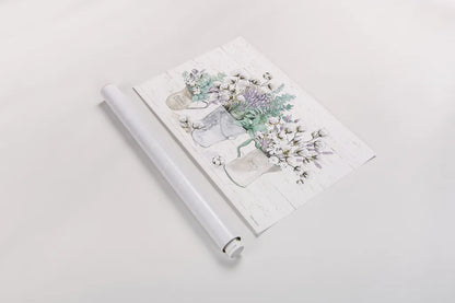 Farmhouse Cotton I by Beth Grove. shown as a rolled paper print. Available as archival giclee rolled canvas, fine art paper, or poster print. SKU 50895i.