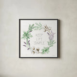 Farmhouse Cotton IX Sage by Beth Grove. Shown in a sleek black glass frame for a contemporary gallery look. Available as an archival giclee rolled canvas, fine art paper, or poster print. SKU 57456a.