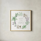 Farmhouse Cotton IX Sage by Beth Grove. Shown in a natural wood glass frame for a timeless modern aesthetic. Available as an archival giclee rolled canvas, fine art paper, or poster print. SKU 57456a.