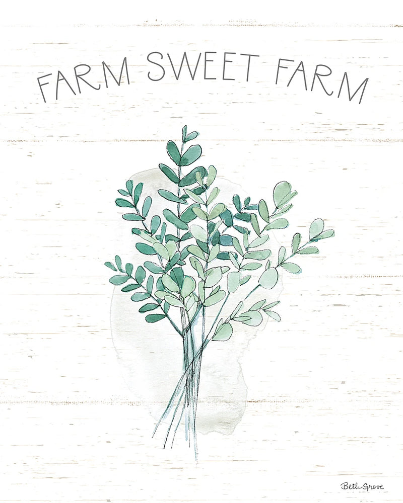 Farmhouse Cotton V by Beth Grove
