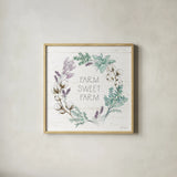 Farmhouse Cotton VIII by Beth Grove. Shown in a natural wood glass frame for a timeless modern aesthetic. Available as an archival giclee rolled canvas, fine art paper, or poster print. SKU 50902a.