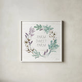 Farmhouse Cotton VIII by Beth Grove. Shown in a crisp white glass frame for a clean and minimalist style. Available as an archival giclee rolled canvas, fine art paper, or poster print. SKU 50902a.