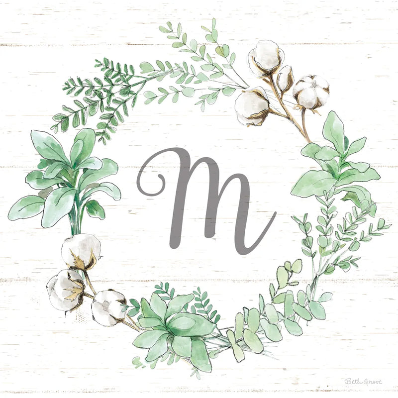 Farmhouse Cotton X Sage by Beth Grove. SKU 57457a. Archival Giclee Fine art print for wall decor.