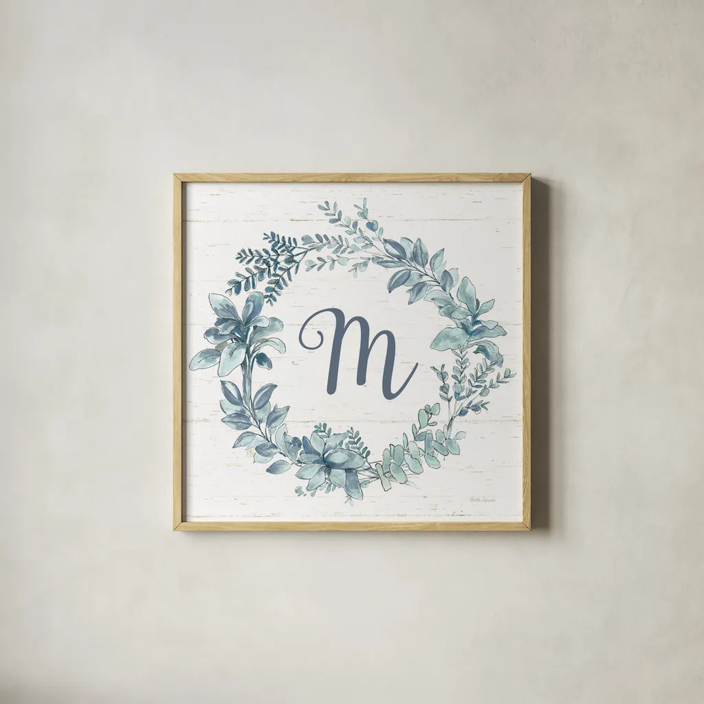 Farmhouse Cotton X v2 by Beth Grove. Shown in a natural wood glass frame for a timeless modern aesthetic. Available as an archival giclee rolled canvas, fine art paper, or poster print. SKU 51861a.