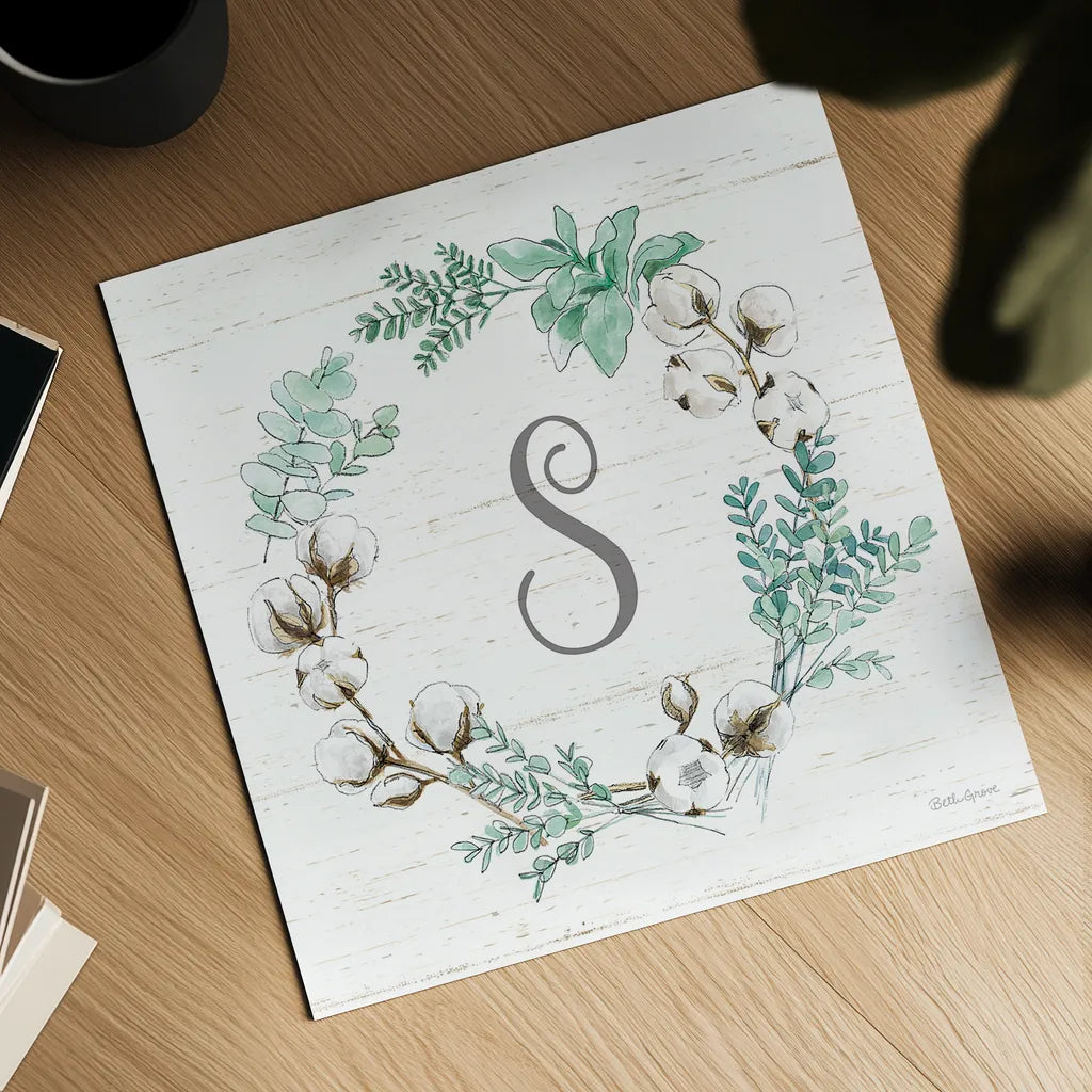 Farmhouse Cotton XI by Beth Grove. Shown as a detailed flat fine art print, highlighting archival giclee quality. Available as an archival giclee rolled canvas, fine art paper, or poster print. SKU 51566a.