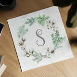 Farmhouse Cotton XI Sage by Beth Grove. Shown as a detailed flat fine art print, highlighting archival giclee quality. Available as an archival giclee rolled canvas, fine art paper, or poster print. SKU 57458a.