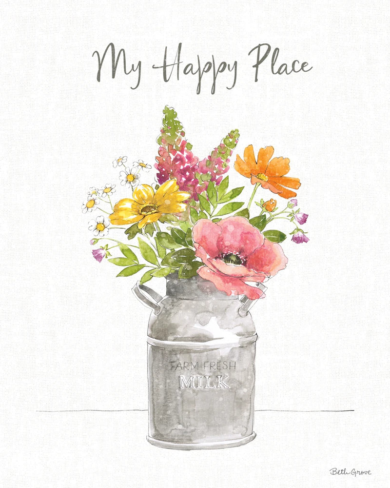 Farmhouse Floral VIII by Beth Grove