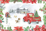 Farmhouse Holidays II by Beth Grove. SKU 45568i. Archival Giclee Fine art print for wall decor.