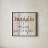 Farmhouse V Italian by Beth Grove. Shown in a sleek black glass frame for a contemporary gallery look. Available as an archival giclee rolled canvas, fine art paper, or poster print. SKU 71841a.