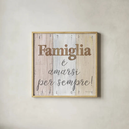 Farmhouse V Italian by Beth Grove. Shown in a natural wood glass frame for a timeless modern aesthetic. Available as an archival giclee rolled canvas, fine art paper, or poster print. SKU 71841a.