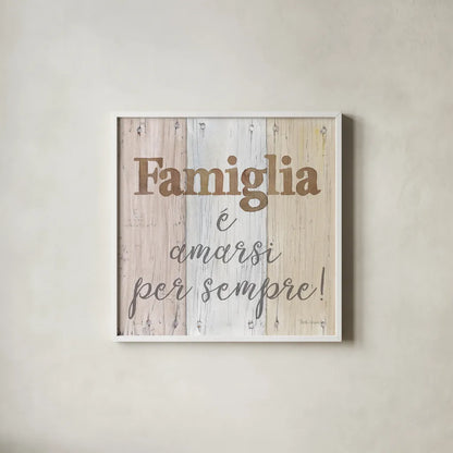 Farmhouse V Italian by Beth Grove. Shown in a crisp white glass frame for a clean and minimalist style. Available as an archival giclee rolled canvas, fine art paper, or poster print. SKU 71841a.