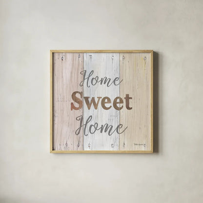 Farmhouse VI by Beth Grove. Shown in a natural wood glass frame for a timeless modern aesthetic. Available as an archival giclee rolled canvas, fine art paper, or poster print. SKU 37594a.