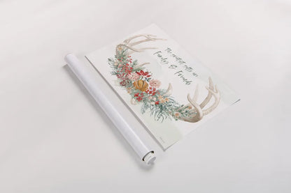 Festive Season I by Beth Grove. shown as a rolled paper print. Available as archival giclee rolled canvas, fine art paper, or poster print. SKU 72310i.