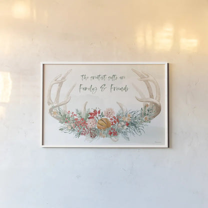 Festive Season I by Beth Grove. shown as a paper print in a white frame. Available as a archival giclee rolled canvas, fine art paper, or poster print. SKU 72310i.