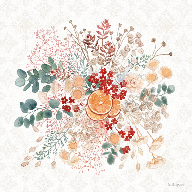 Festive Season III by Beth Grove. SKU 72312a. Archival Giclee Fine art print for wall decor.