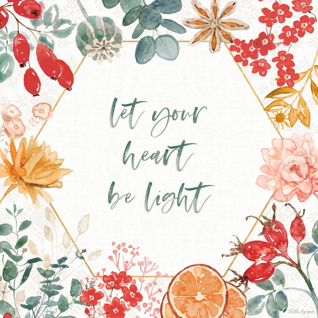 Festive Season IV by Beth Grove. SKU 72313a. Archival Giclee Fine art print for wall decor.