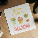 Flea Market Flowers VI by Beth Grove. Shown as a detailed flat fine art print, highlighting archival giclee quality. Available as an archival giclee rolled canvas, fine art paper, or poster print. SKU 98895a.