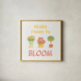 Flea Market Flowers VI by Beth Grove. Shown in a natural wood glass frame for a timeless modern aesthetic. Available as an archival giclee rolled canvas, fine art paper, or poster print. SKU 98895a.