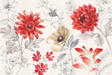Flora Toile I by Beth Grove. SKU 92947i. Archival Giclee Fine art print for wall decor.