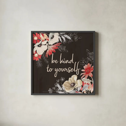 Flora Toile VI by Beth Grove. Shown in a sleek black glass frame for a contemporary gallery look. Available as an archival giclee rolled canvas, fine art paper, or poster print. SKU 92953a.