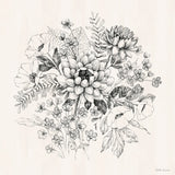 Flora Toile VIII by Beth Grove. SKU 92955a. Archival Giclee Fine art print for wall decor.