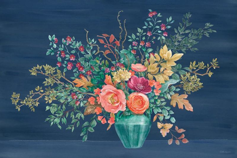 Floral Drama I by Beth Grove. SKU 80326i. Archival Giclee Fine art print for wall decor.