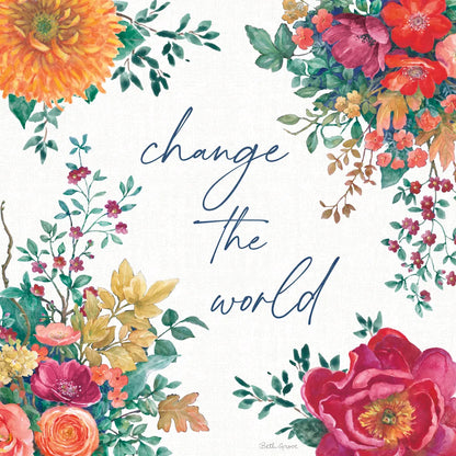 Floral Drama V by Beth Grove. SKU 80330a. Archival Giclee Fine art print for wall decor.