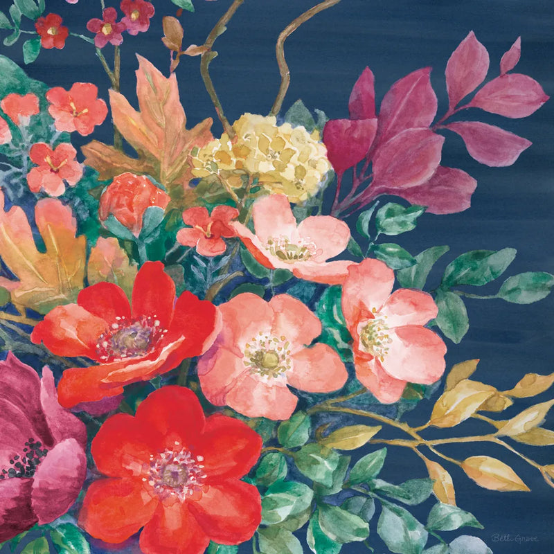 Floral Drama VI by Beth Grove. SKU 80331a. Archival Giclee Fine art print for wall decor.