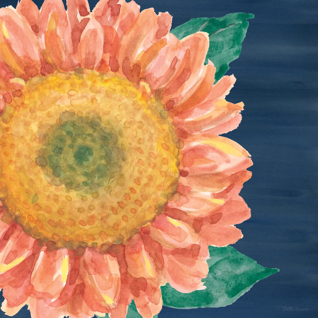 Floral Drama VIII by Beth Grove. SKU 80333a. Archival Giclee Fine art print for wall decor.